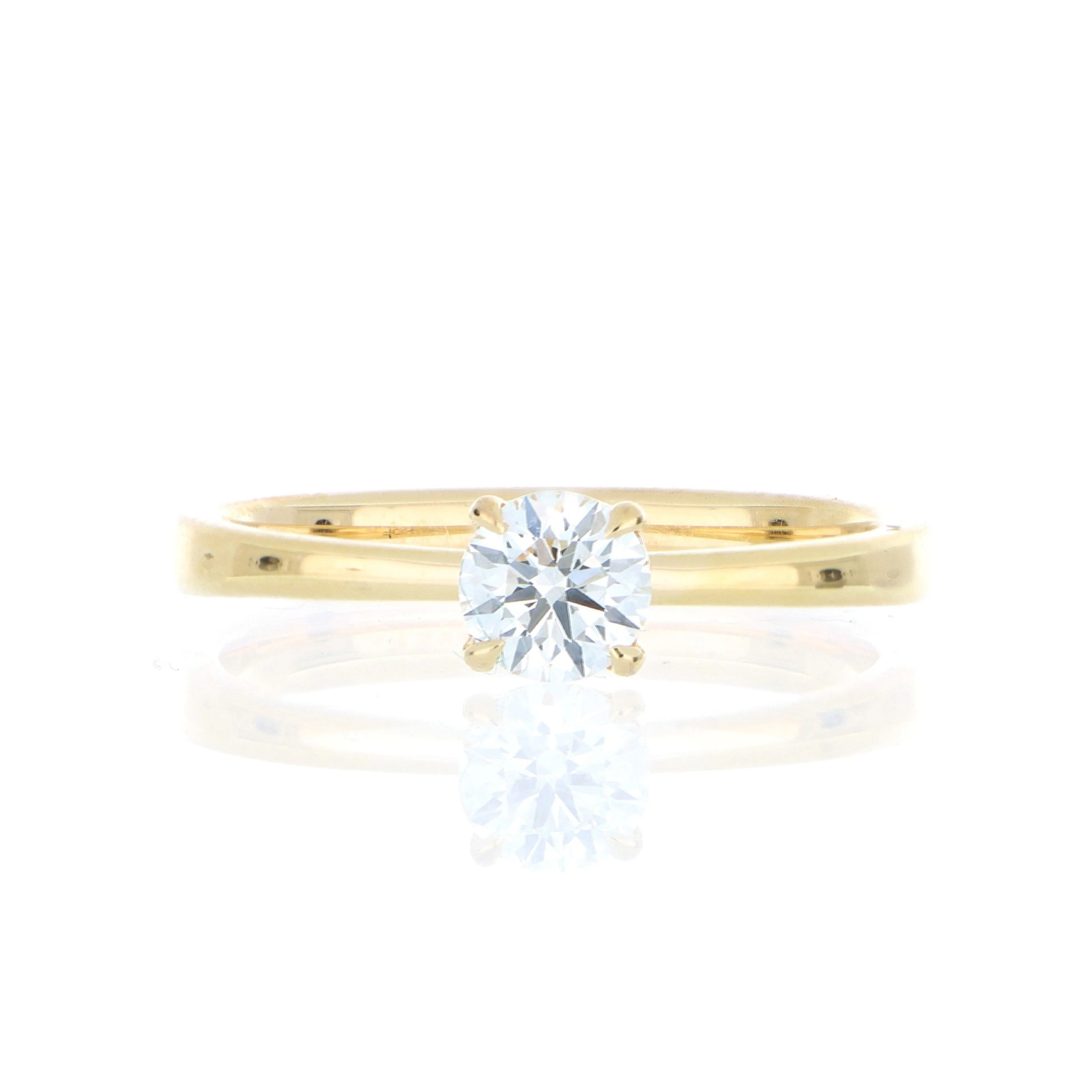 18k Rose Gold Hearts on Fire "Signature Solitaire" Diamond Ring