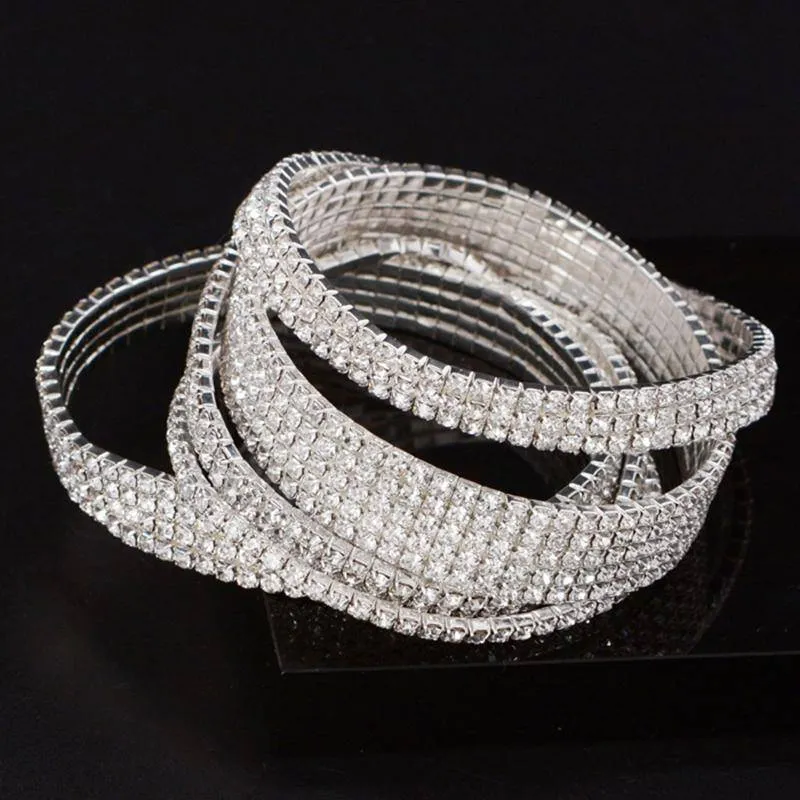 5 Sizes, Stretch Bling Anklets