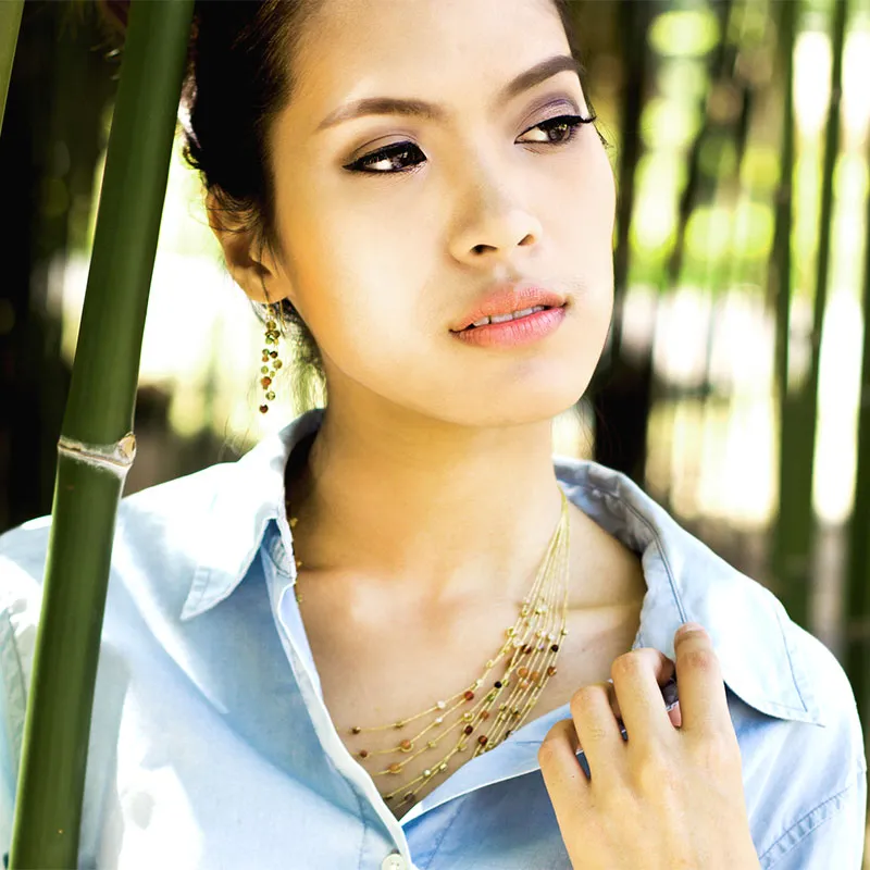 Akha Necklace - Red
