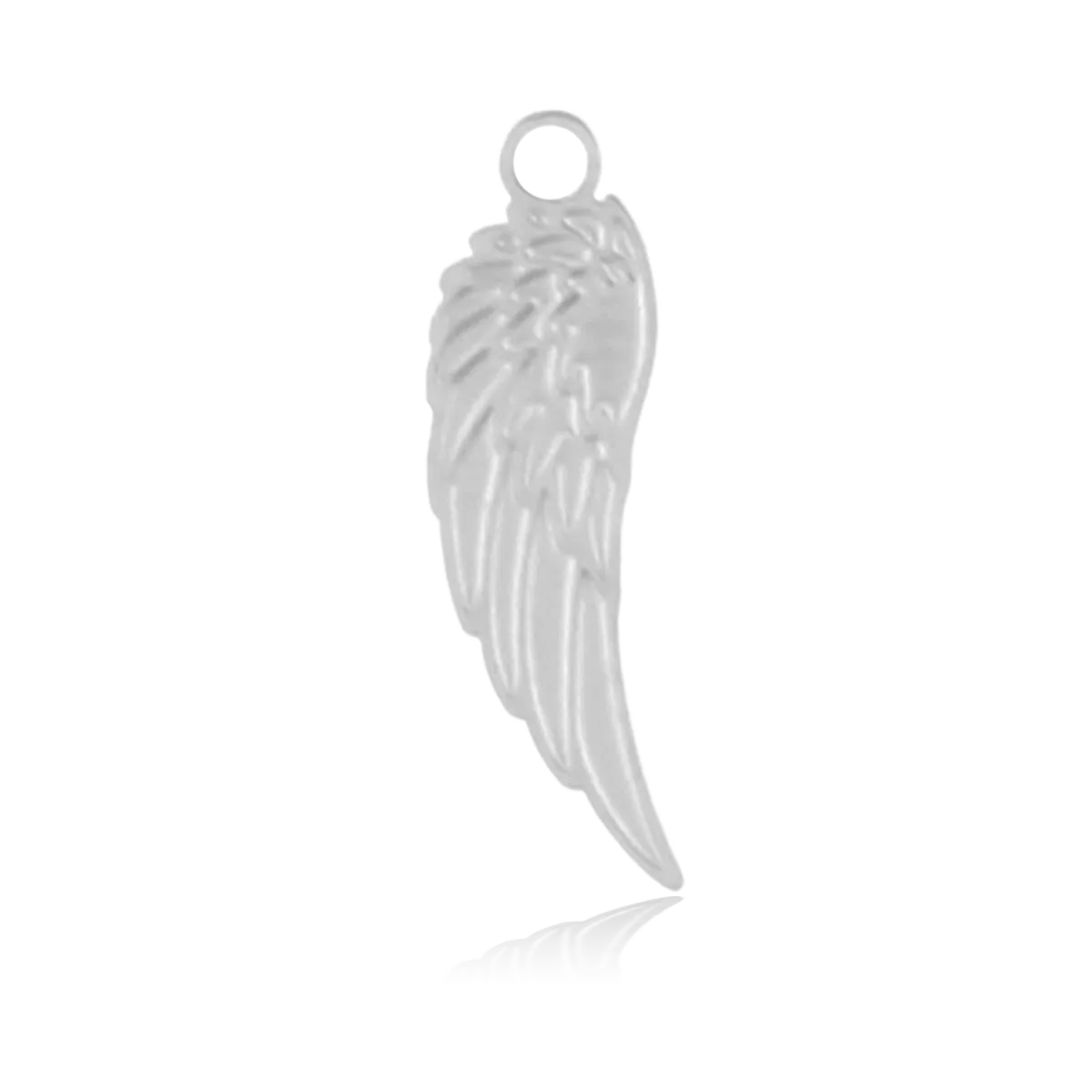 Angel Wing Cutout Charm with Lemonade Jade Charity Bracelet