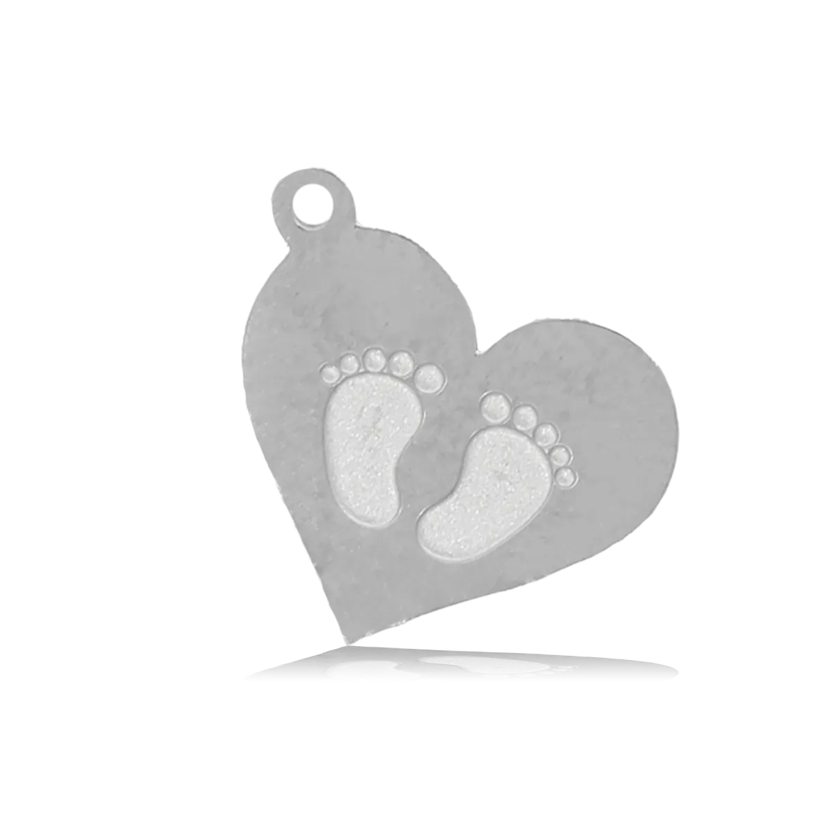 Baby Feet Charm with Lemonade Jade Charity Bracelet