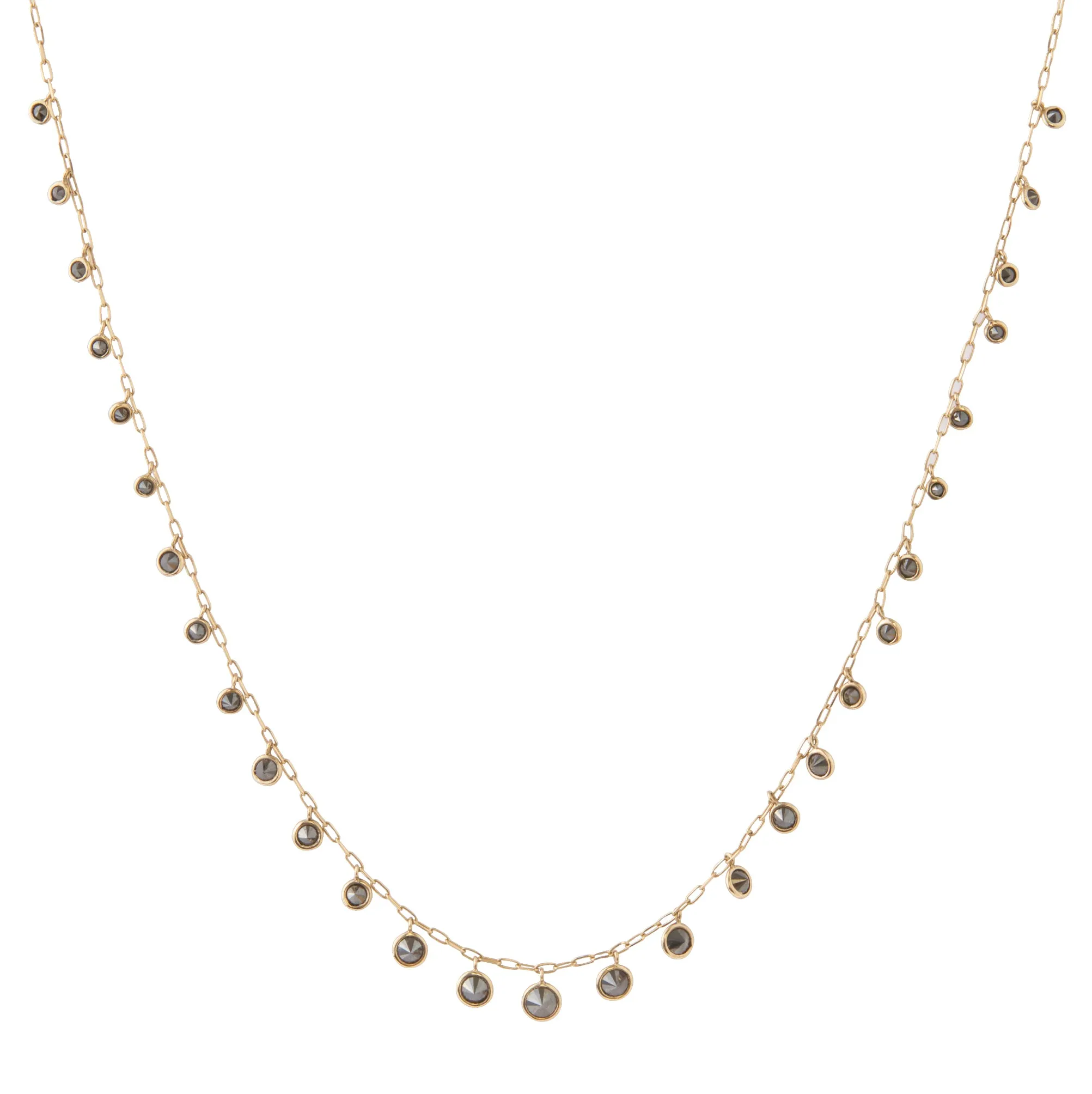 Chain Necklace - Black Diamond