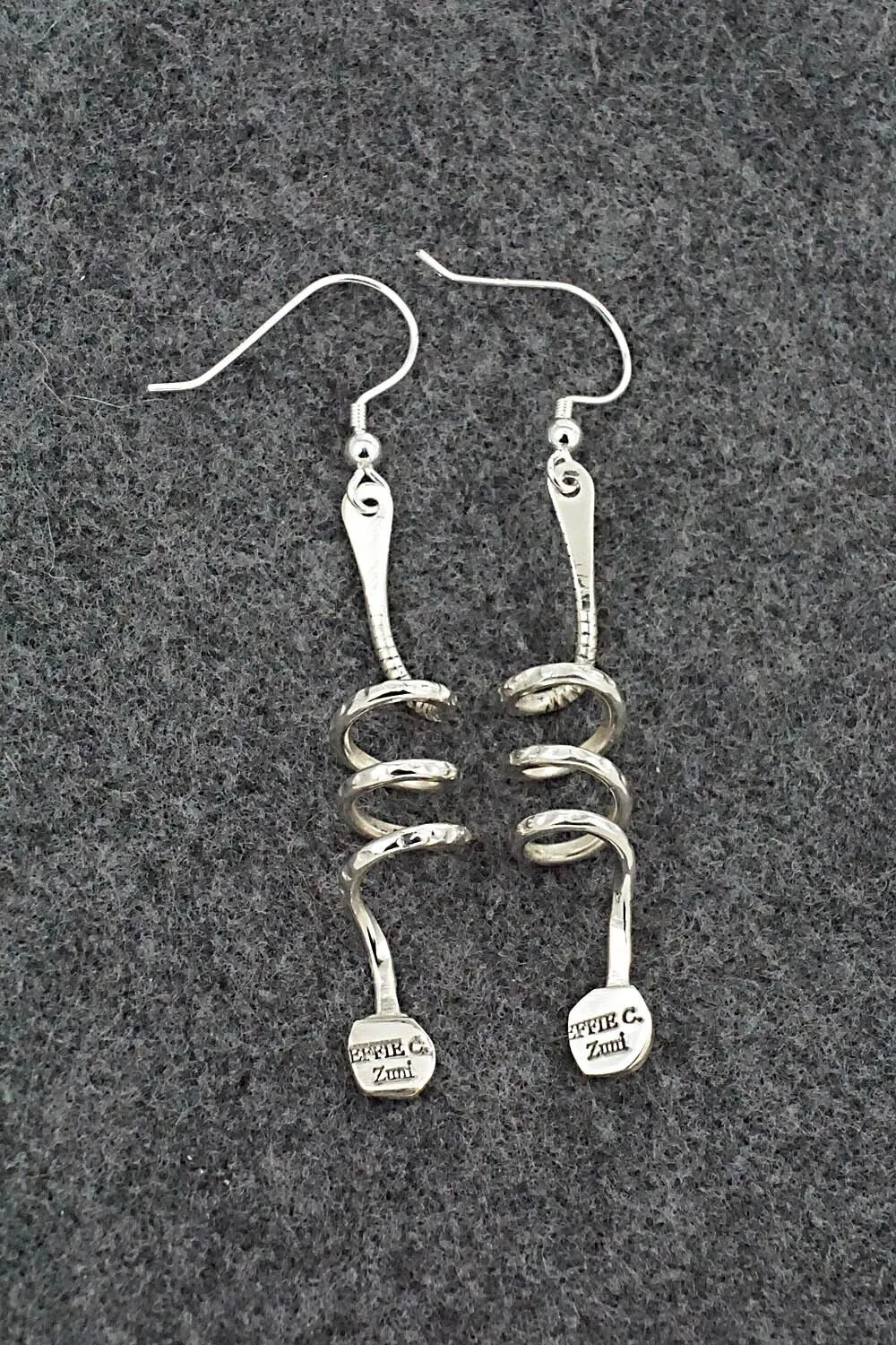 Coral & Sterling Silver Earrings - Joy Calavaza