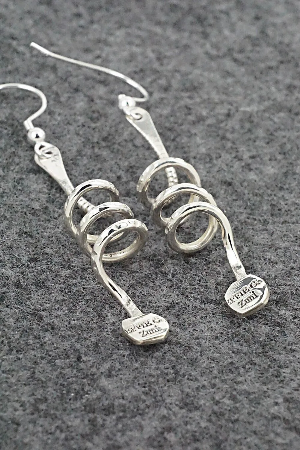 Coral & Sterling Silver Earrings - Joy Calavaza