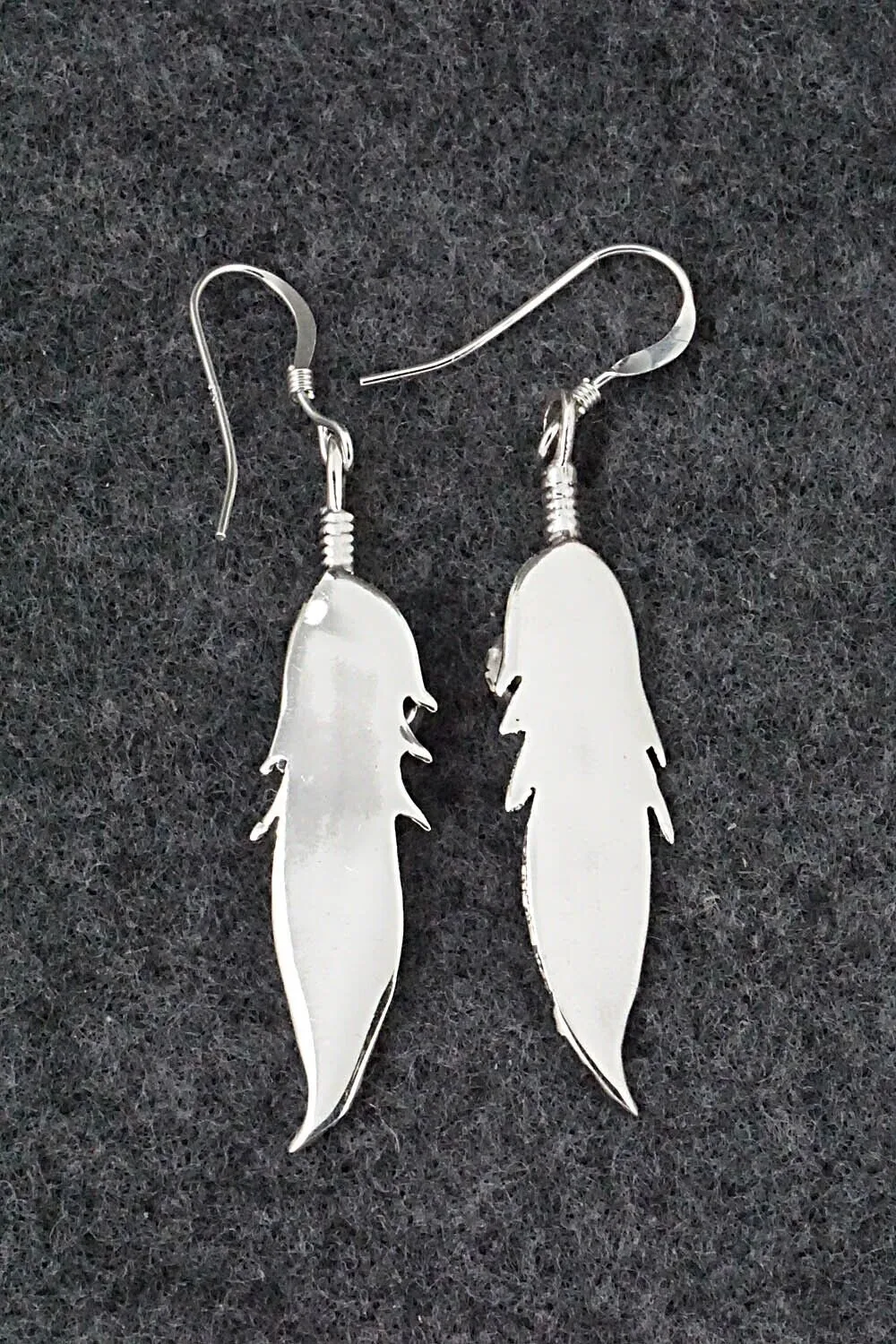 Coral & Sterling Silver Earrings - Louise Joe
