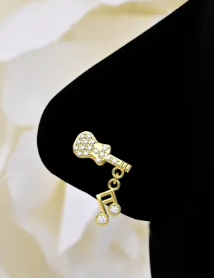 Guitar Nose Ring – Musical Instrument Nose Piercing Jewelry