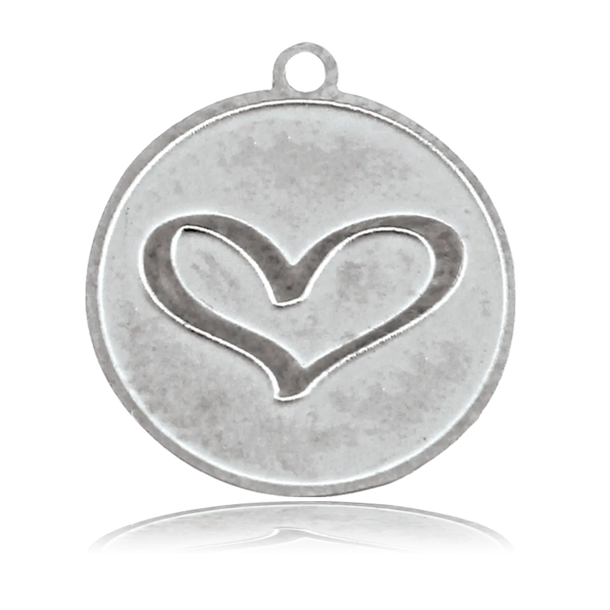 Heart Charm with Blue Zebra Jade Charity Bracelet