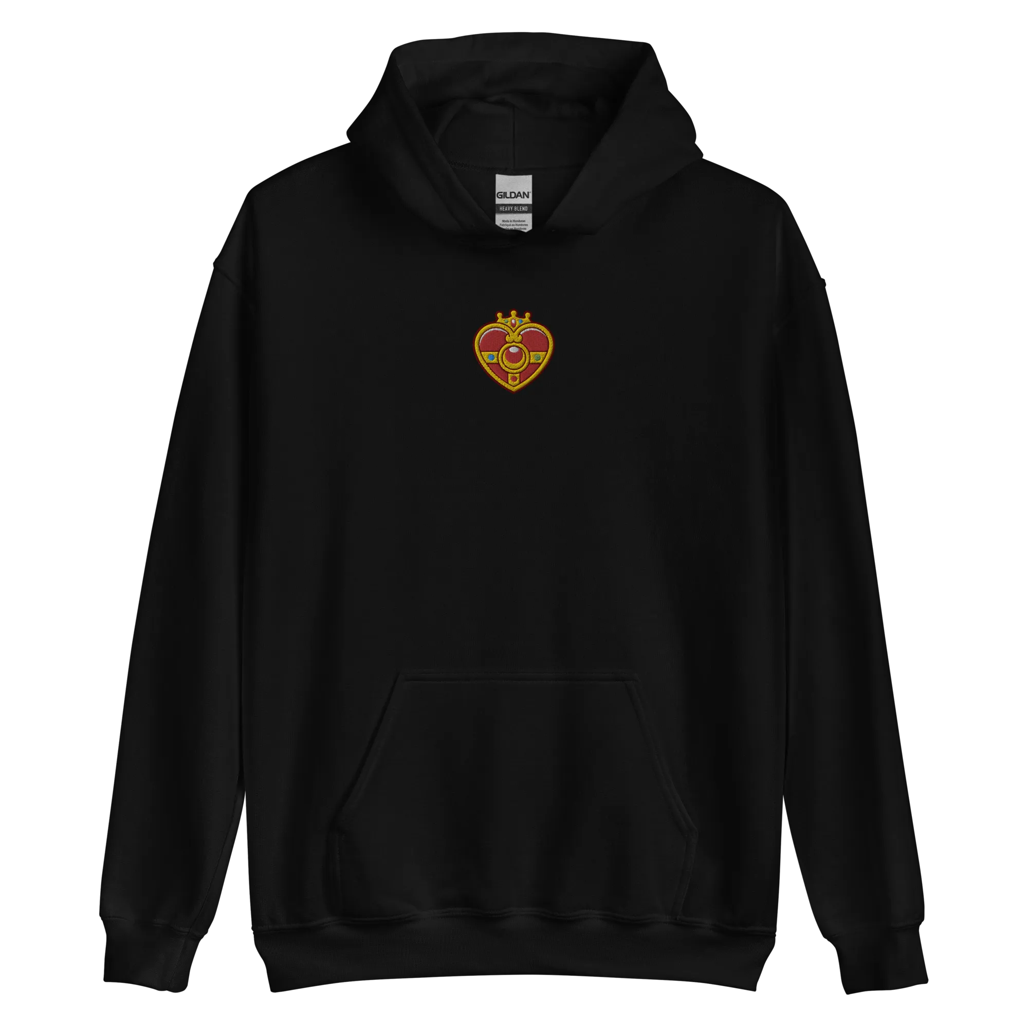 Magical Girl Cosmic Heart Compact Embroidered Hoodie