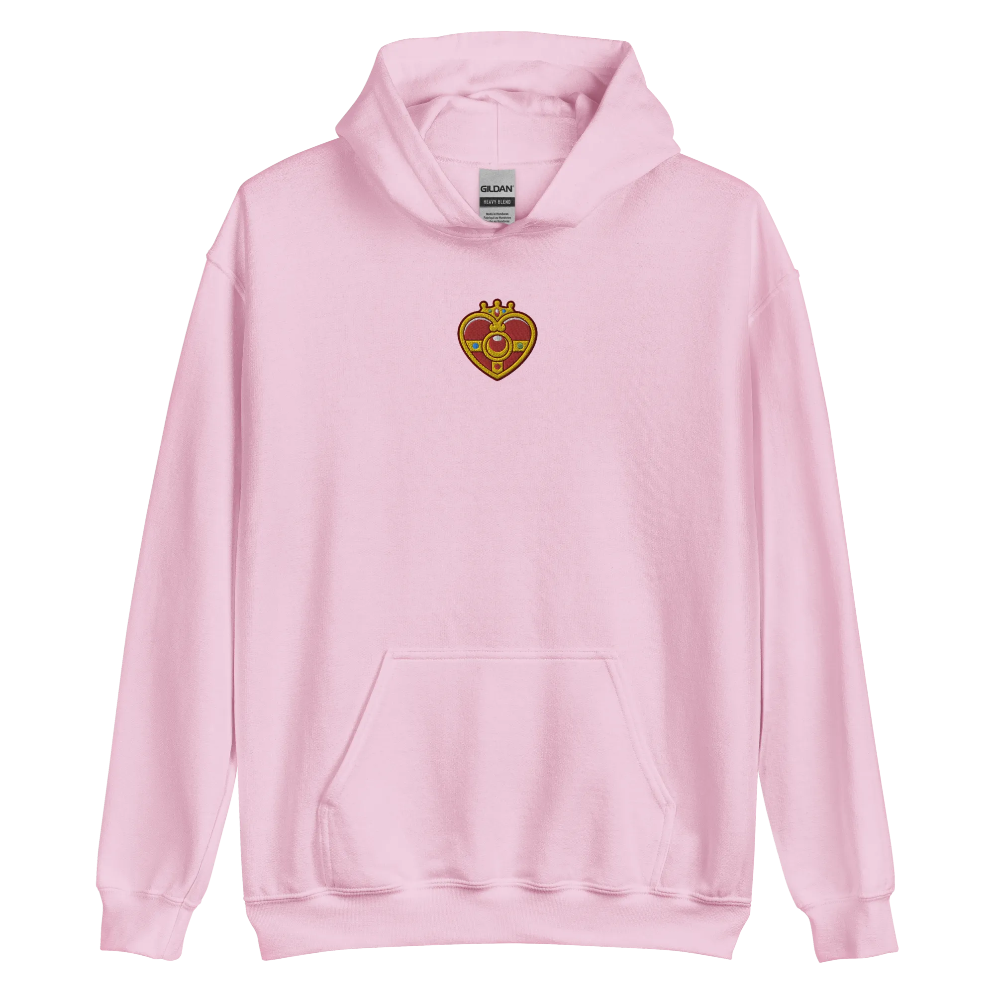 Magical Girl Cosmic Heart Compact Embroidered Hoodie