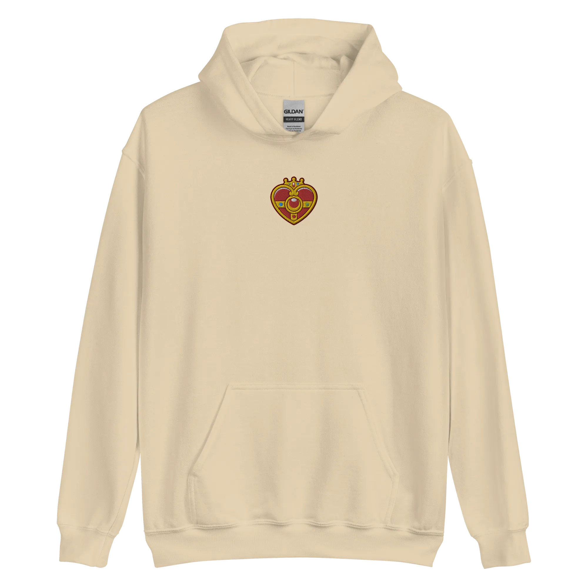 Magical Girl Cosmic Heart Compact Embroidered Hoodie