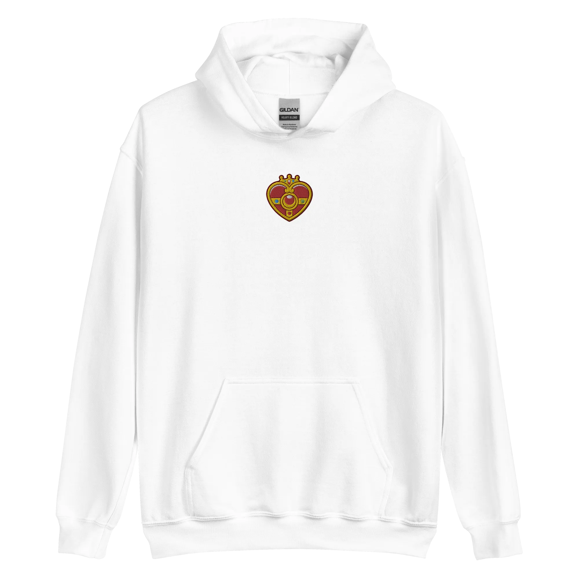 Magical Girl Cosmic Heart Compact Embroidered Hoodie