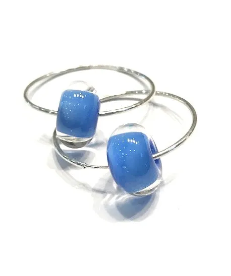 Periwinkle Blue Glass Beads