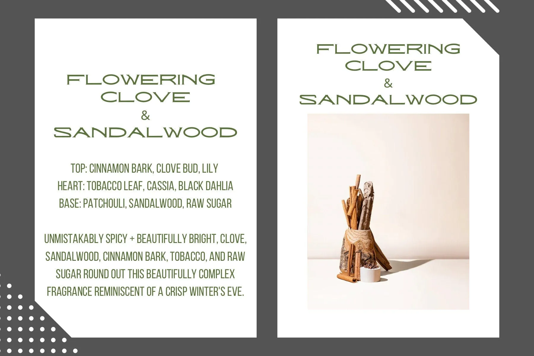 Sandalwood Candle & Body Lotion Bundle Gift Set