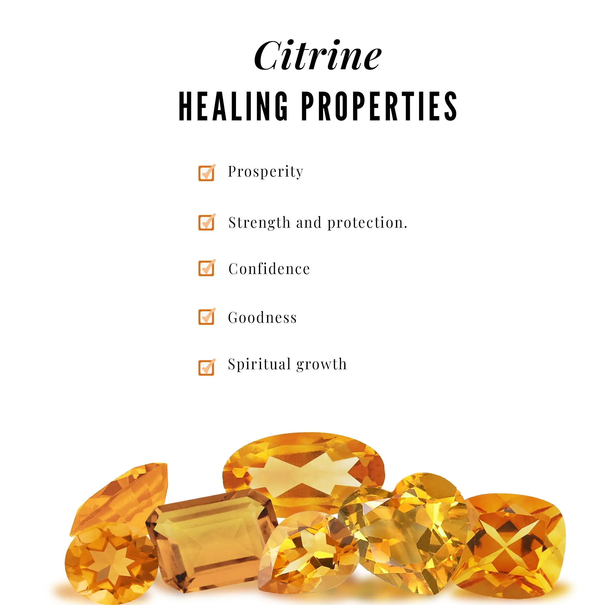 Solitaire Citrine Swirl Stud Earrings in 3 Prong Setting