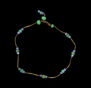 T. Bee Bracelet duo Chrysoprase and amethyst
