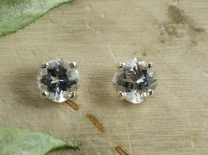 Tanzanian Quartz Earrings, Genuine Untreated Mondo Quartz