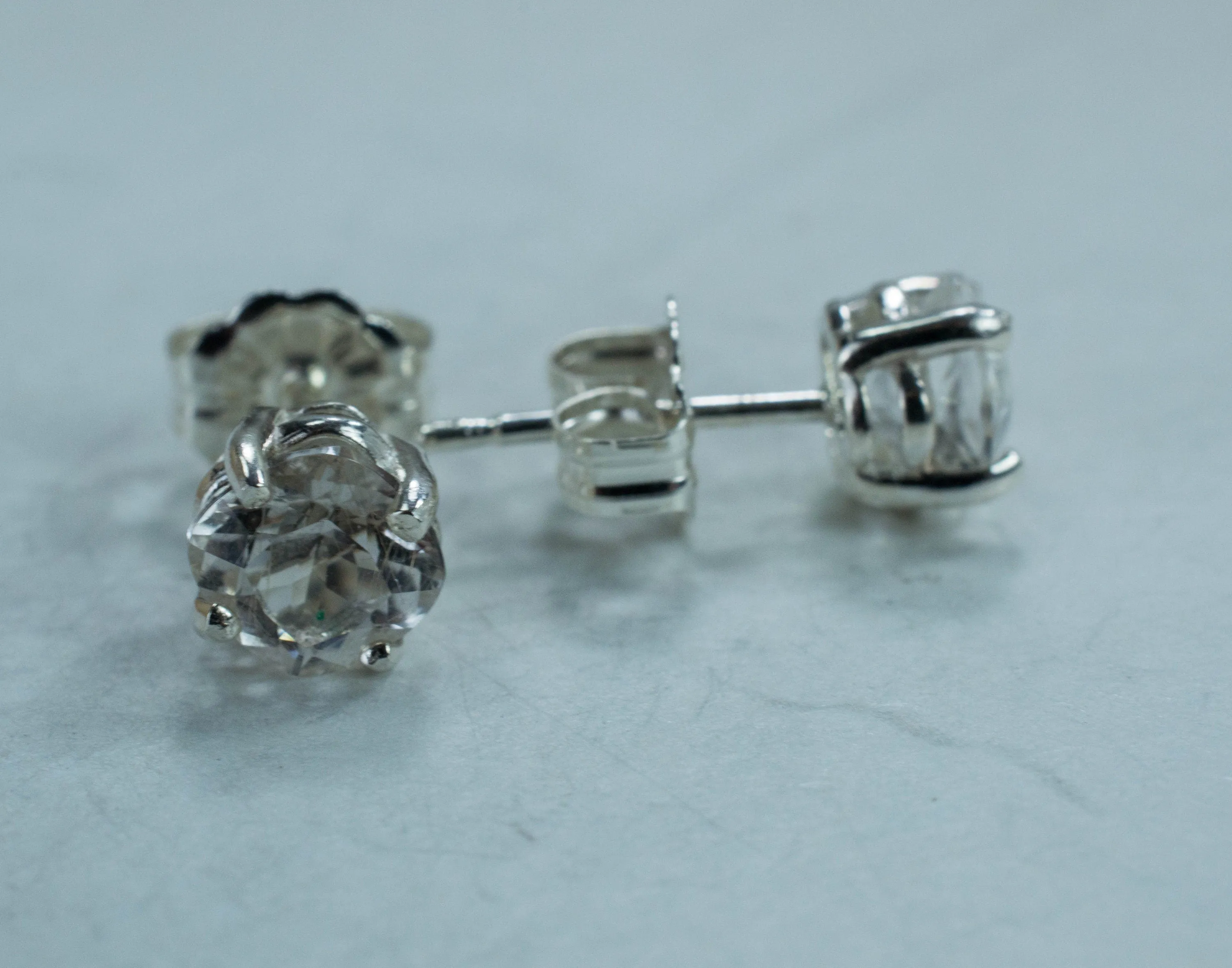 Tanzanian Quartz Earrings, Genuine Untreated Mondo Quartz