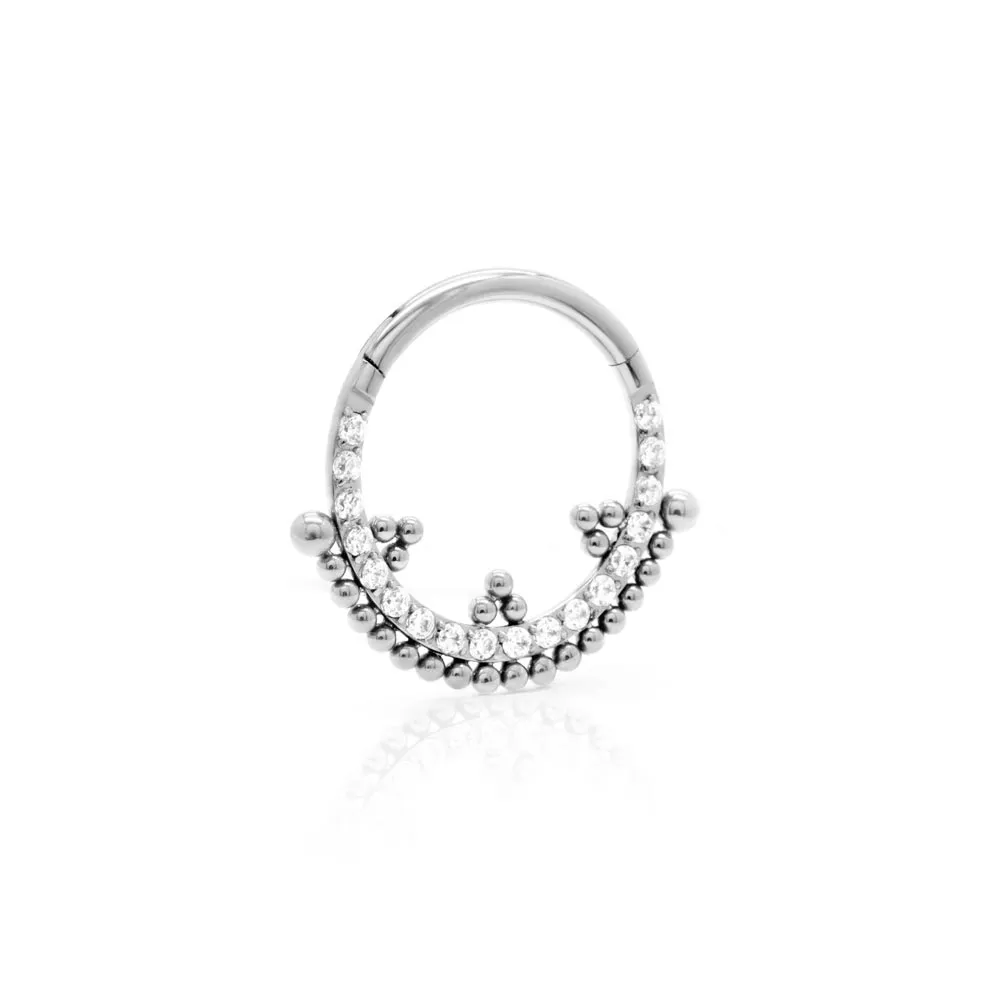 Tilum 16g Micro Symmetry Titanium Clicker Ring - Price Per 1