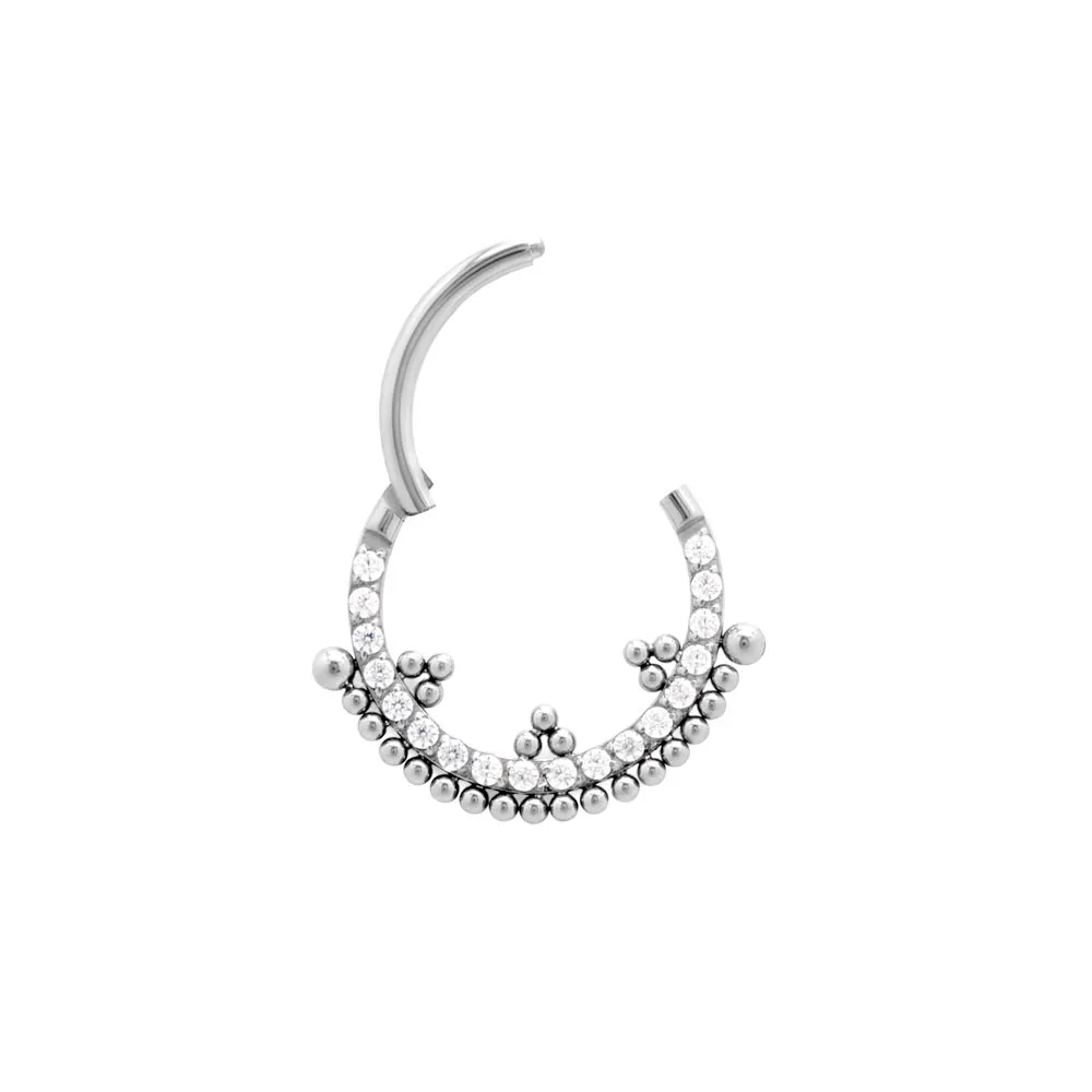 Tilum 16g Micro Symmetry Titanium Clicker Ring - Price Per 1