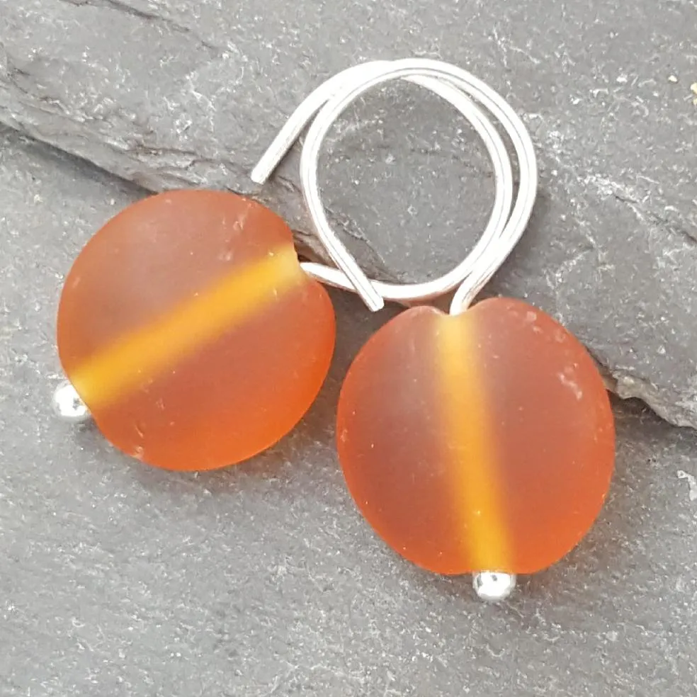 Velvet & Gloss Collection - Melissa Pebble Earrings