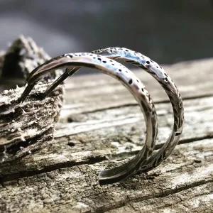 Weathered C Hoops