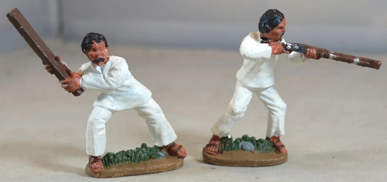 Weston Painted Mexican Peasants Villagers Magnificent 7