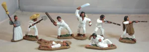 Weston Painted Mexican Peasants Villagers Magnificent 7