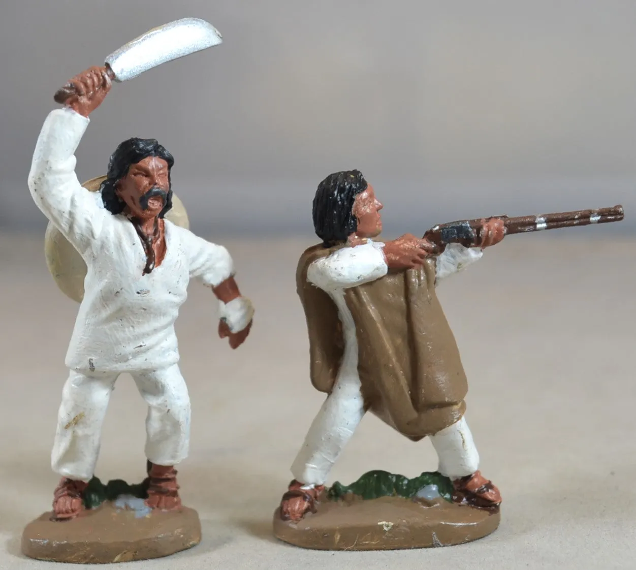 Weston Painted Mexican Peasants Villagers Magnificent 7