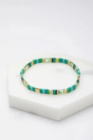 Zafino - Tile Bracelet (Aqua)